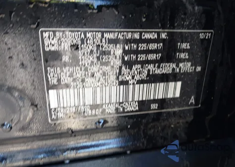 2021 Toyota Rav4 Le from USA, damaged, VIN 2T3G1RFVXMC242543